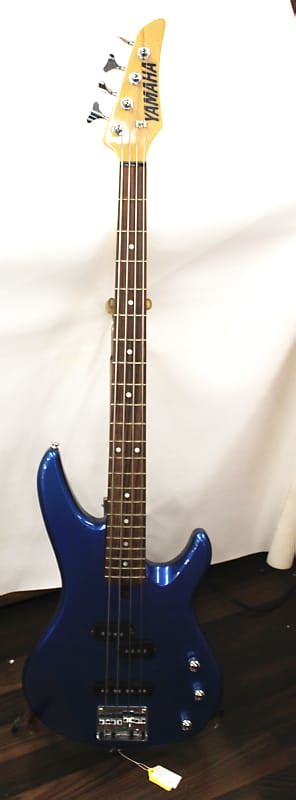 Yamaha Rbx 350 Electric Bass Guitar 1990s Metallic Blue Reverb