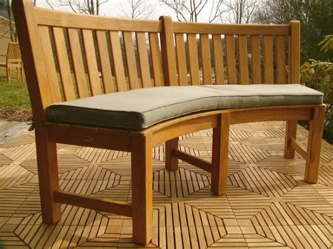 W3851 Buckingham Curved Bench Cushion | Westminster Teak