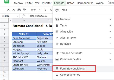 Formato Condicional Si La Celda Contiene Un Texto Espec Fico Excel Y