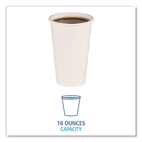 Boardwalk Wht16hcup Paper Hot Cups 16oz White For Sale Online Ebay