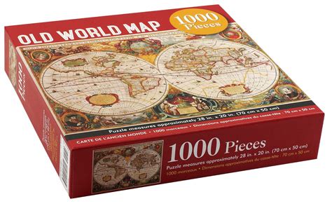 Old World Map 1000 Piece Jigsaw Puzzle - Etsy