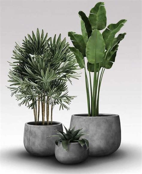 Potted Plants Outdoor Plant Decor Indoor Fake Plants Living Room