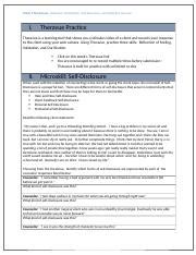 Wk9 Techniques Docx Week 9 Worksheet Validation Clarification Self