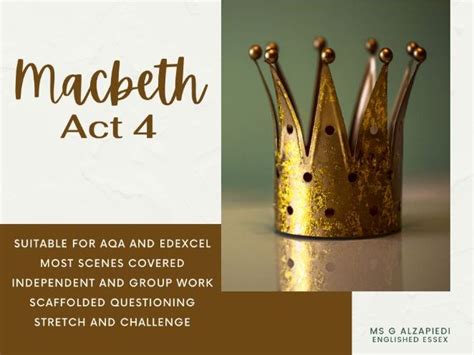 Gcse Macbeth Act 4 Teaching Resources