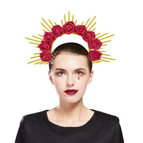 Buy Fantherin Mary Halo Crown Headband Spiked Zip Tie Halo Crown