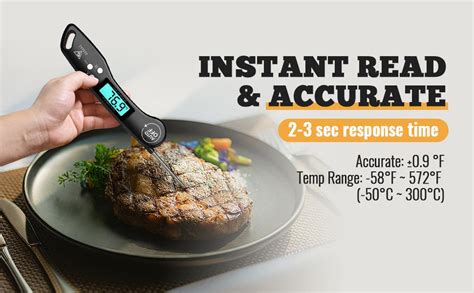 Meat Thermometers DOQAUS Instant Read Food Thermometers For Cooking