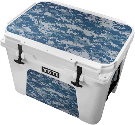 Digital Blue Camo Skin For The Yeti Tundra 65 Cooler Yeti Cooler Not Included