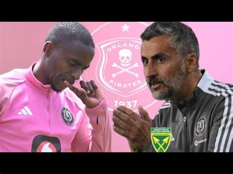 Good News For Thembinkosi Lorch Orlando Pirates Match No Longer