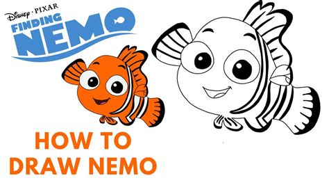 How To Draw Nemo Finding Nemo Step By Step