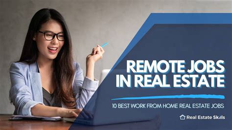 Remote Real Estate Jobs Work From Home Full Time Part Time