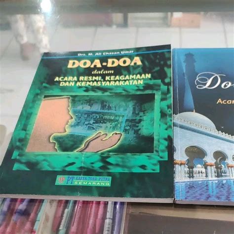 Buku Doa Doa Dalam Acara Resmi Keagamaan Dan Kemasyarakatan