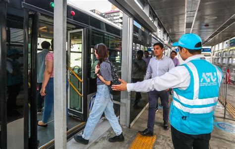 Atu Usuarios Del Metropolitano Y De Los Corredores Azul Y Rojo Tienen