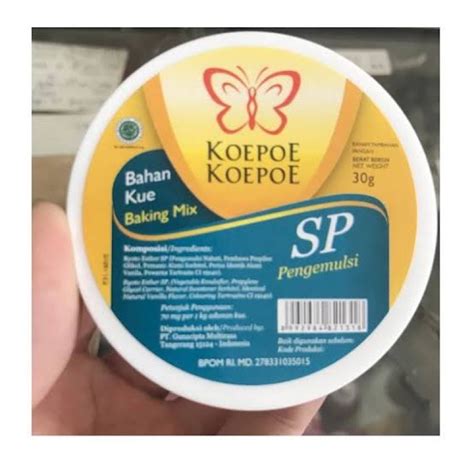 Jual Cap Koepoe Koepoe Sp Gr Pengemulsi Emulsifier Pelembut Kue