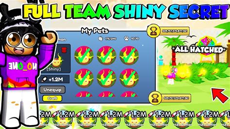 I Hatched New Secret Pets And Got A Full Team Of Shiny Secrets