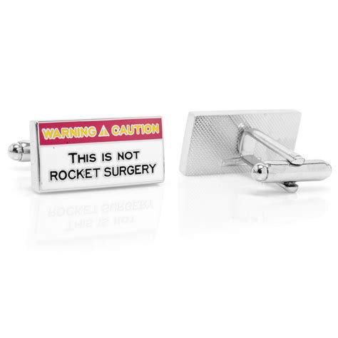 It S Not Rocket Surgery Cufflinks