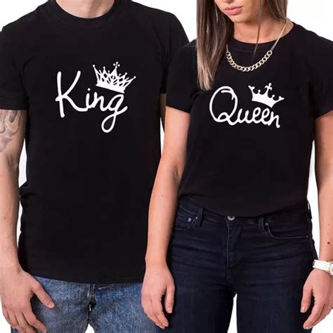 Camisetas Para Parejas King And Queen Iconic Store Cuotas Sin Inter S