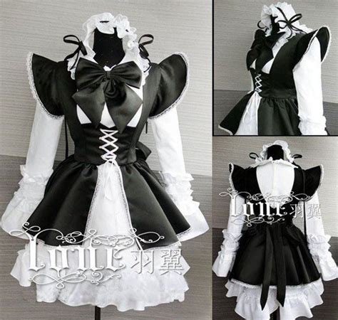 Gothic Maid Lolita Maid Gothic Maiden Dress COSPLAY COSTUMcosplay ...