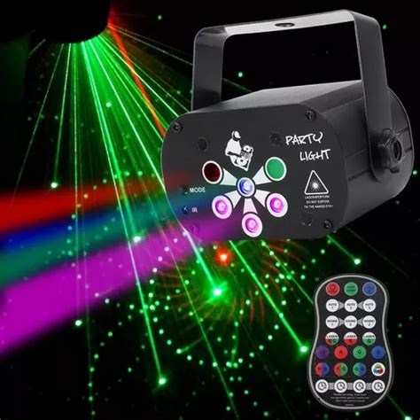 Luces Fiesta Laser Dj Audioritmicas Estroboscopica Proyector Meses