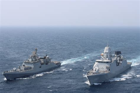 Indian Navys Guided Missile Frigate Ins Trishul Participated In