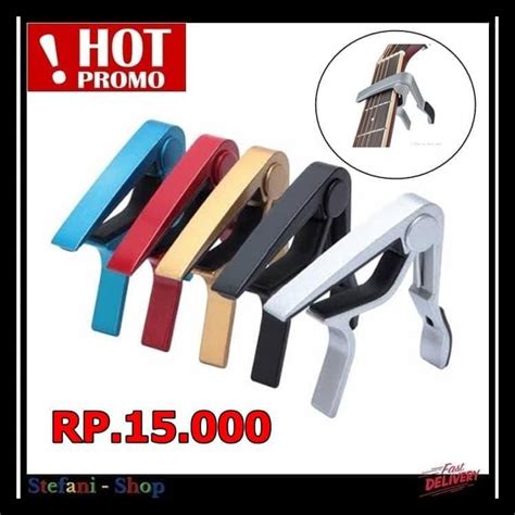 Jual PROMO Capo Gitar Aluminium Murah Meriah Akustik Bass Elektrik