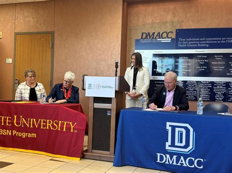 Dmacc Iowa State University Create Nursing Program Transfer Partnership