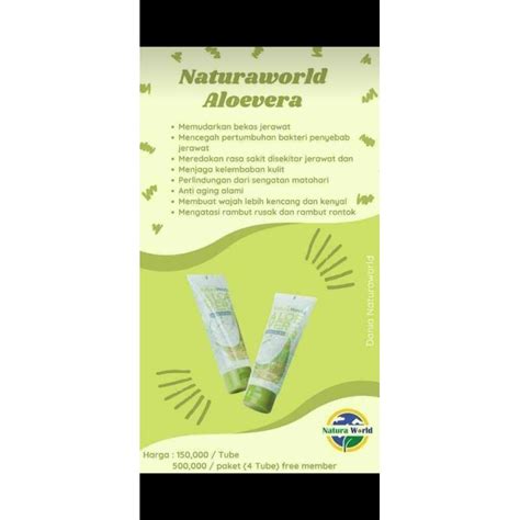 Jual Natura Aloe Vera Nav Shopee Indonesia