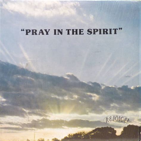 Pray In The Spirit Praying In The Spirit Record Albums Art Pray