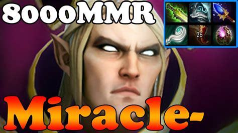 Dota 2 Miracle 8000MMR Plays Invoker Vol 17 Ranked Match Gameplay