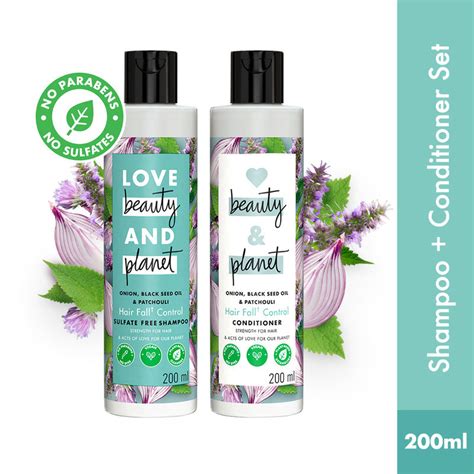 Love Beauty Planet Onion Black Seed Patchouli Hairfall Control