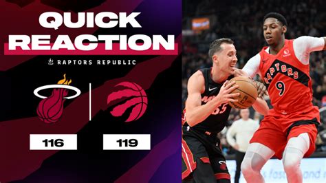 Quick Reaction Heat Raptors Raptors Republic