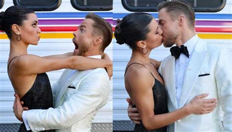 Derek Hough S Wife Hayley Erbert Praises His Commitment To Excellence