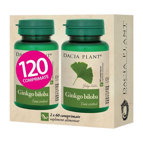 Pachet Ginko Biloba 120 Comprimate Dacia Plant Dr Max Farmacie