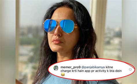 Troll Asks Kamya Punjabi “kitne Paise Charge Karti Hai Pr Ke