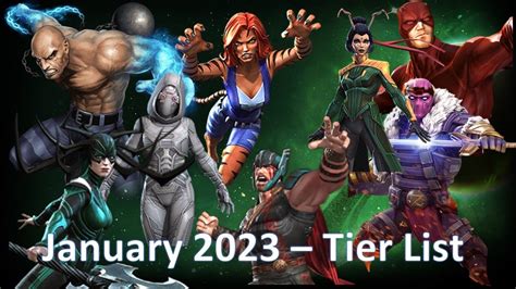 Mcoc Tier List Champion Rankings January 2023 Youtube