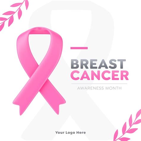 Premium Psd Social Media Post Template Breast Cancer Awareness Pink