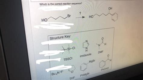 Solved Which Is The Correct Reaction Sequence HO Br Str