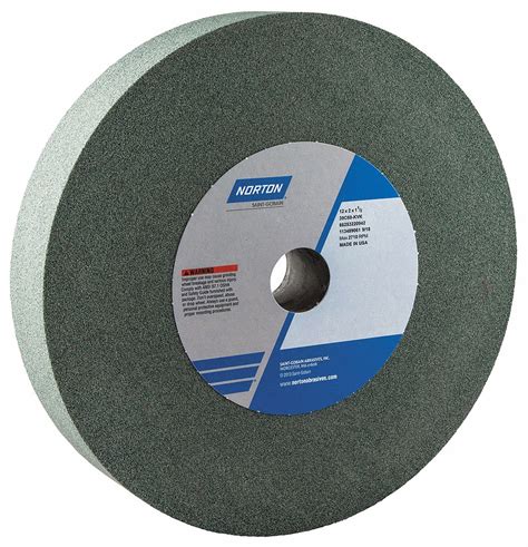 NORTON Type 1 12 X 2 X 1 1 2 Straight Grinding Wheel 26ZV79