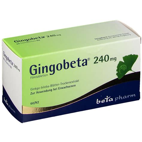 Gingobeta Mg St Shop Apotheke