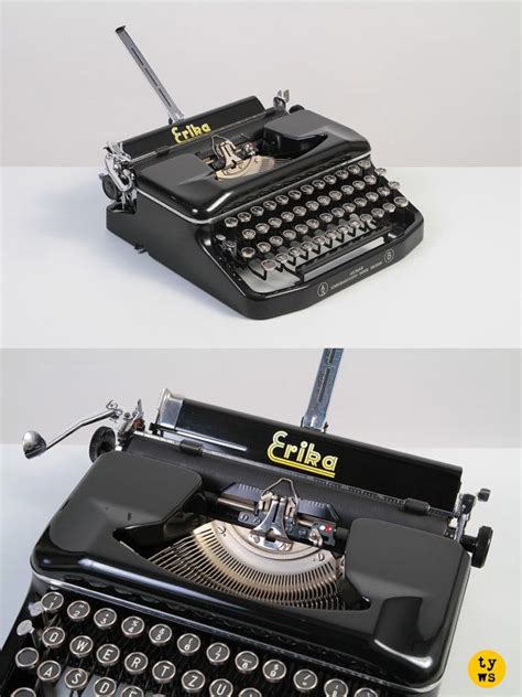 Reserved 1952 Erika Model 8 Typewriter Fully Working Etsy