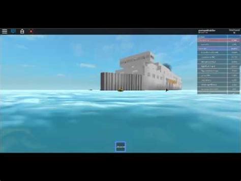 Roblox Sinking Ship Youtube