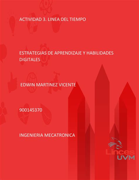 A3 Emv Apuntes Actividad 3 Linea Del Tiempo Estrategias De Aprendizaje Y Habilidades