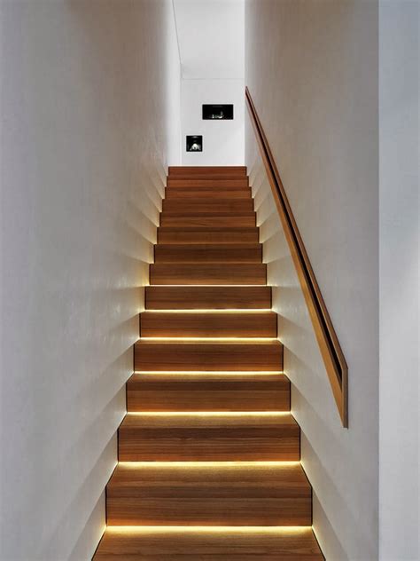 15 Modern Staircases With Spectacular Lighting Decoist