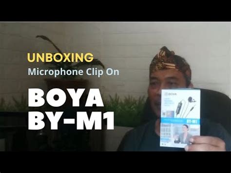 Microphone Clip On Boya By M Unboxing Dan Uji Coba Bagus Euy