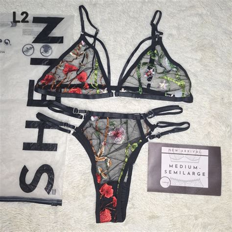 Black Mesh Sexy Lingerie On Carousell