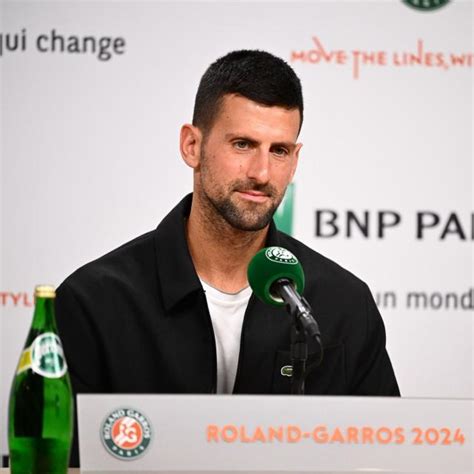 Novak Djokovic sur ses chances à Roland Garros J ai peu d attentes