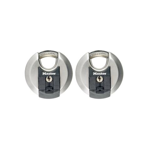 Cadenas Disque Excell 2 Pcs Acier Inox 70 Mm M40eurt Master Lock à Prix