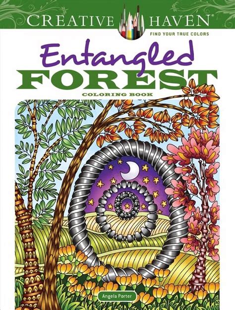 Creative Haven Entangled Forest Coloring Book Kaina Pigult