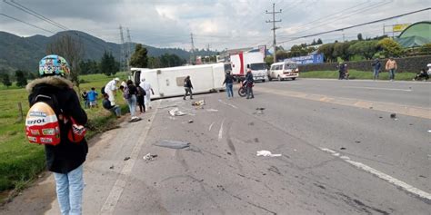 Cundinamarca Accidente En Vía Siberia Cota Un Bus Se Volcó Y Dejó A