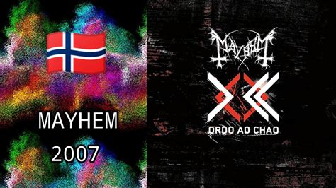 Mayhem Ordo Ad Chao Full Album Youtube