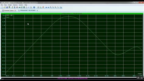 How To Plot Frequency Response Graph Of Band Pass Filter In Proteus Youtube